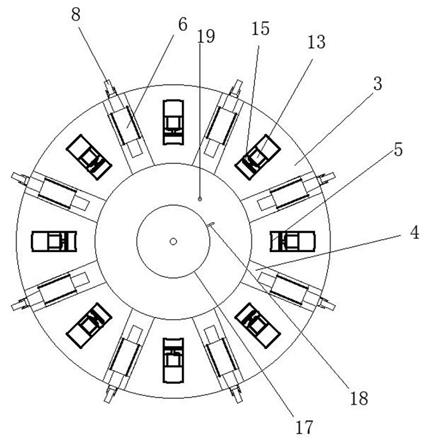一种电机定转子键槽环片自动理料架的制作方法