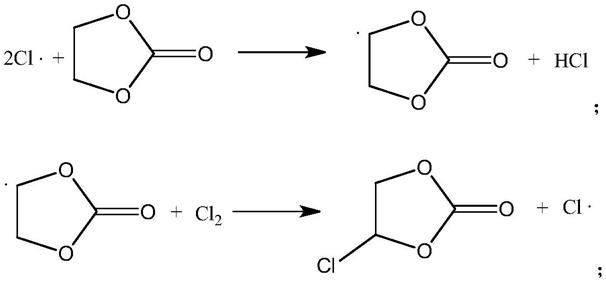 一种氯代碳酸乙烯酯的生产制造方法与流程
