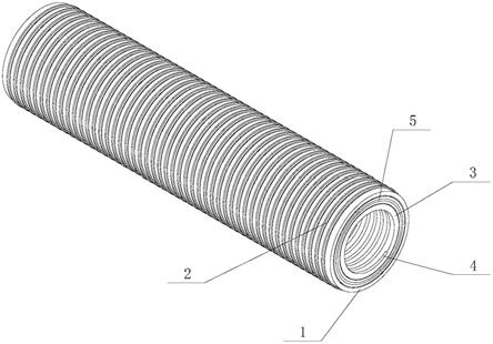 一种高强度钢丝橡胶软管的制作方法