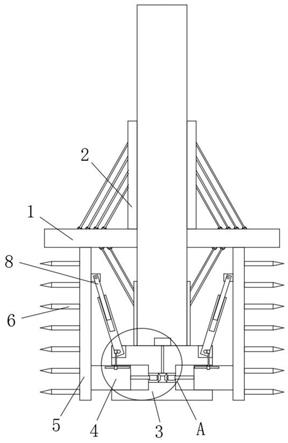 一种可拆卸式塔机基础加固装置的制作方法