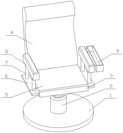 一种能够实现无线充电与手机散热的椅子的制作方法