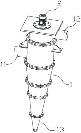 一种旋流器式涡电流分选机的制作方法