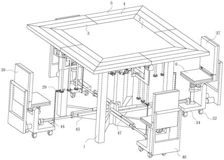 一种智能家居的组合式折叠桌椅的制作方法