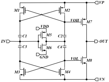 一种交叉耦合式改进型电平移位电路的制作方法
