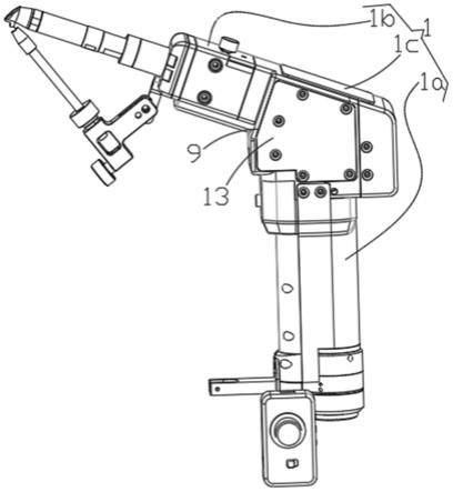 一种手持激光焊接枪的调节镜组固定结构的制作方法