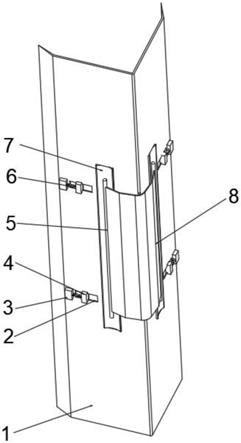 一种箱房用包角立柱的制作方法