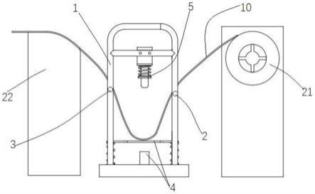 一种变压器铁芯硅钢片纵剪缓冲保护装置的制作方法