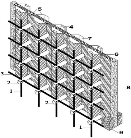 一种高强度的网板结构墙体的制作方法