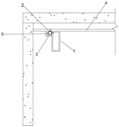 一种装配式吊顶窗帘盒结构的制作方法