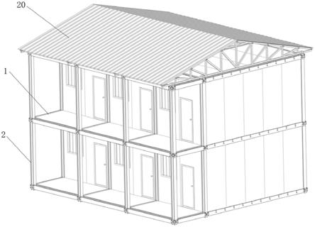 一种可循环使用的装配式集成房屋的制作方法