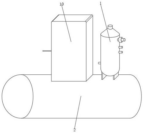 旋膜除氧器辅助蒸汽装置的制作方法