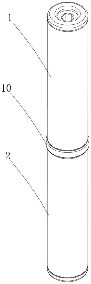 一种直线运动变旋转运动的阻尼缓冲器结构的制作方法