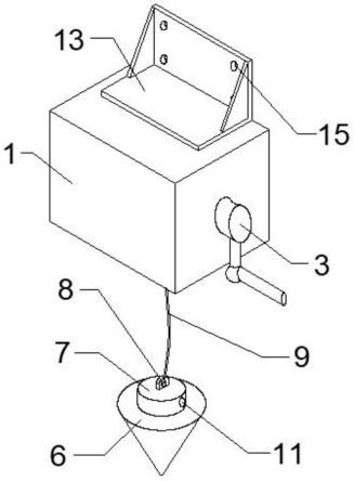 一种用于液压升降台的垂直指示装置的制作方法