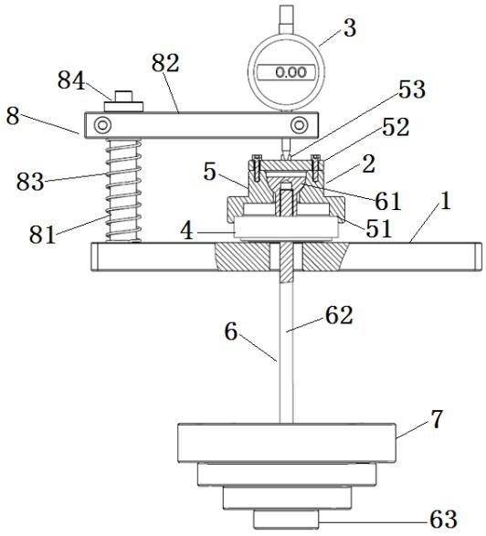 锥轴承测量工装的制作方法