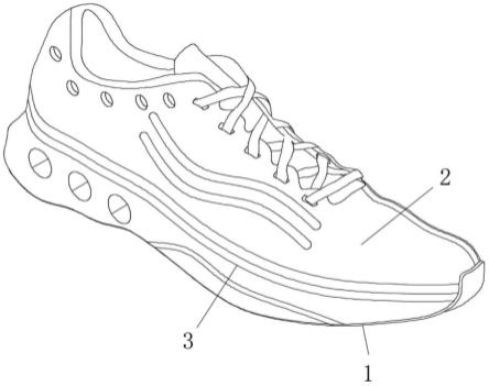 一种辅助侧跑的运动鞋的制作方法