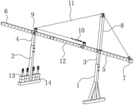 一种高空作业吊篮防晃动装置的制作方法