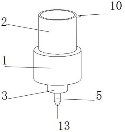 一种定量可循环使用泵头的制作方法
