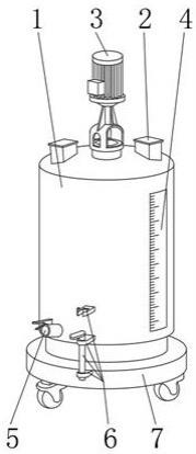 一种方便观察的减胶剂调配桶的制作方法