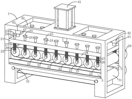 一种改进压载机构的瓦楞纸板粘合烘干机的制作方法