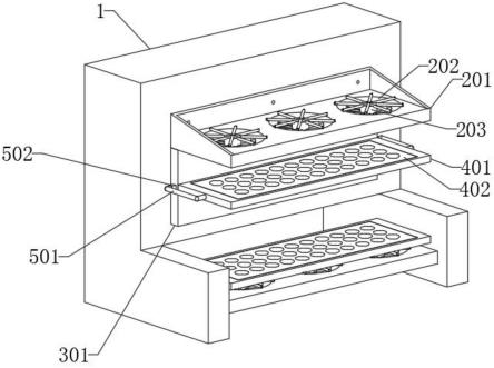 一种冷柜用LED线路板回流焊高效冷却装置的制作方法