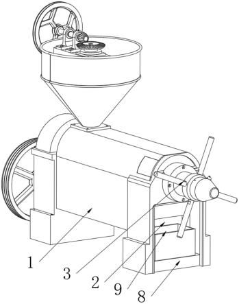 一种花生油、豆油、芝麻油通用型榨油机的制作方法