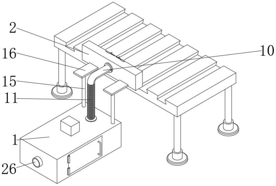 一种加工用焊接平台的焊接烟气收集结构及使用方法与流程