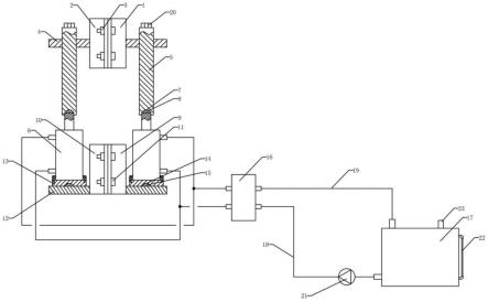 一种立式泵泵轴间的套筒联轴器拆卸装置的制作方法