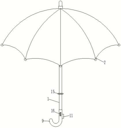 一种具有照明功能的雨伞的制作方法