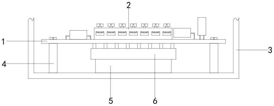 一种空压机控制器用线路板固定结构的制作方法