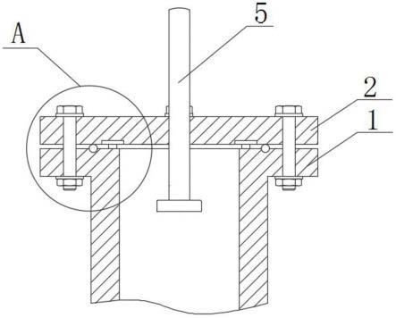 一种钛合金熔炼炉炉体和炉盖的连接结构的制作方法