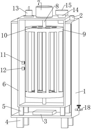 水性硅PU材料生产用密闭式搅拌釜的温度控制机构的制作方法
