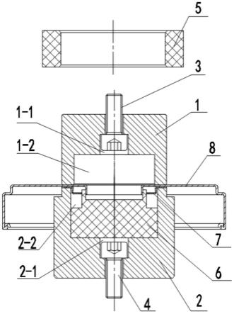 一种导流壳体与密封座的焊接模具的制作方法