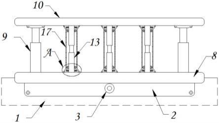 一种纵梁间隔可调节的半挂车用侧护栏的制作方法