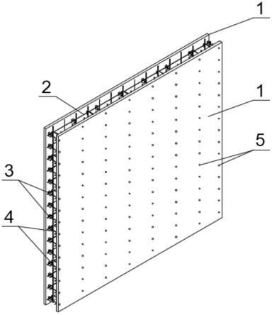 一种免拆模板剪力墙的制作方法