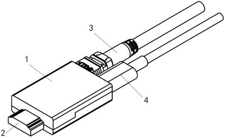 一种可拆装的HDMI光电混合连接器的制作方法
