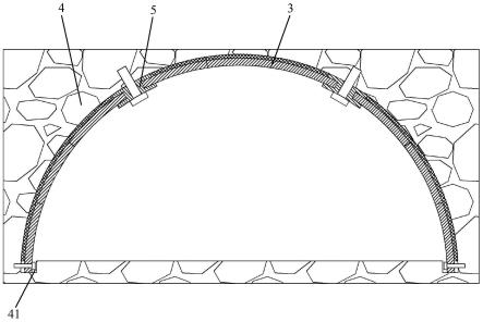 一种利用玄武岩-钢复合波纹板加固隧道的方法与流程