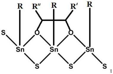一种多核环状有机锡氧硫簇合物及其制备方法和应用