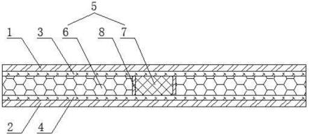 一种折叠式高强度铝蜂窝板的制作方法