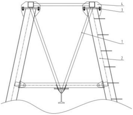 一种电动葫芦门式起重机的支腿连接结构的制作方法