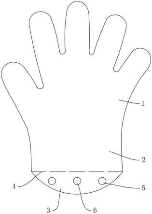 一种挂钩式一次性手套的制作方法