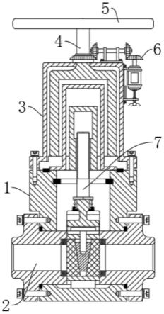 撑开式平行双闸板合金密封磁力闸阀闸板的开合机构的制作方法