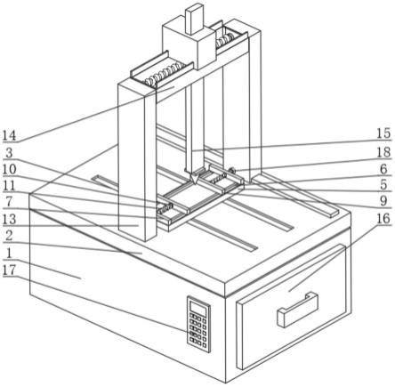 一种胶带生产加工用三坐标测量装置的制作方法