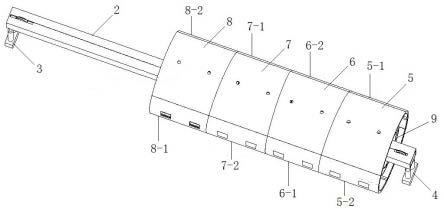 盾构小半径隧洞针梁式全圆衬砌台车的模板系统的制作方法
