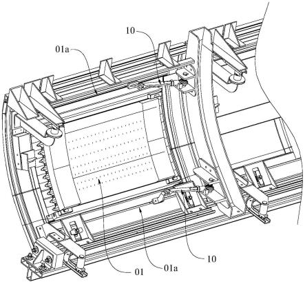 一种车辆设备舱裙板驱动结构的制作方法