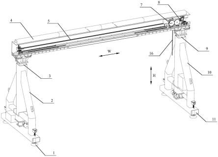 一种铁路线路部件铺换门吊装置及其作业方法与流程