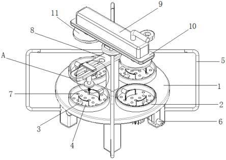 一种阀门法兰盘加工钻孔操作台的制作方法