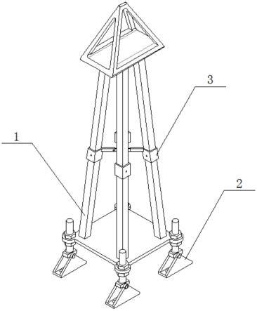 一种高低腿角钢铁塔的制作方法