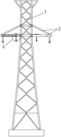 一种带有防护装置的电力铁塔的制作方法
