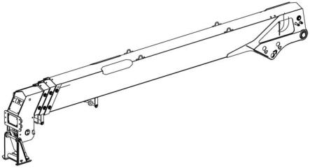 一种具有集成式插装顺序阀的吊臂伸缩机构的制作方法