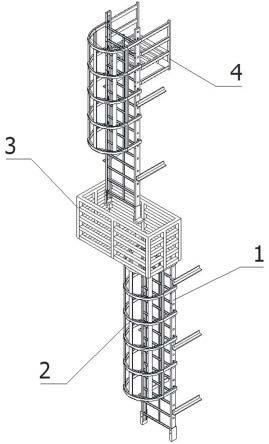 一种可模块化组装型铝合金爬梯的制作方法